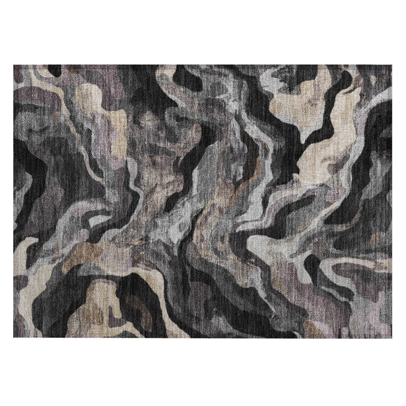Machine Washable Indoor/Outdoor Colman ACN2162 Modern Rug