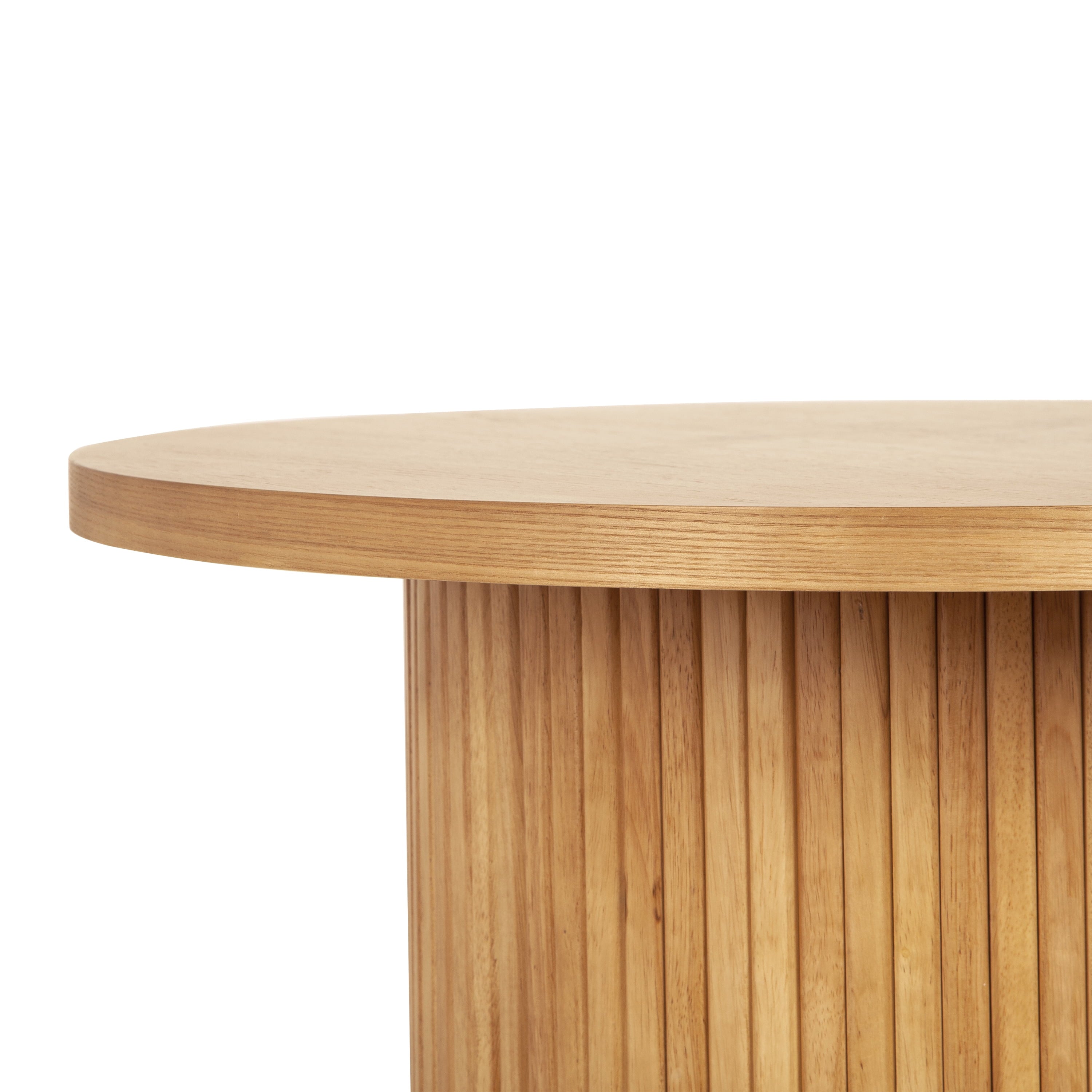 Farmhouse round Pedestal Coffee Table Solid Wood Coffee Table Modern Accent Table Rustic Center Table for Living Room