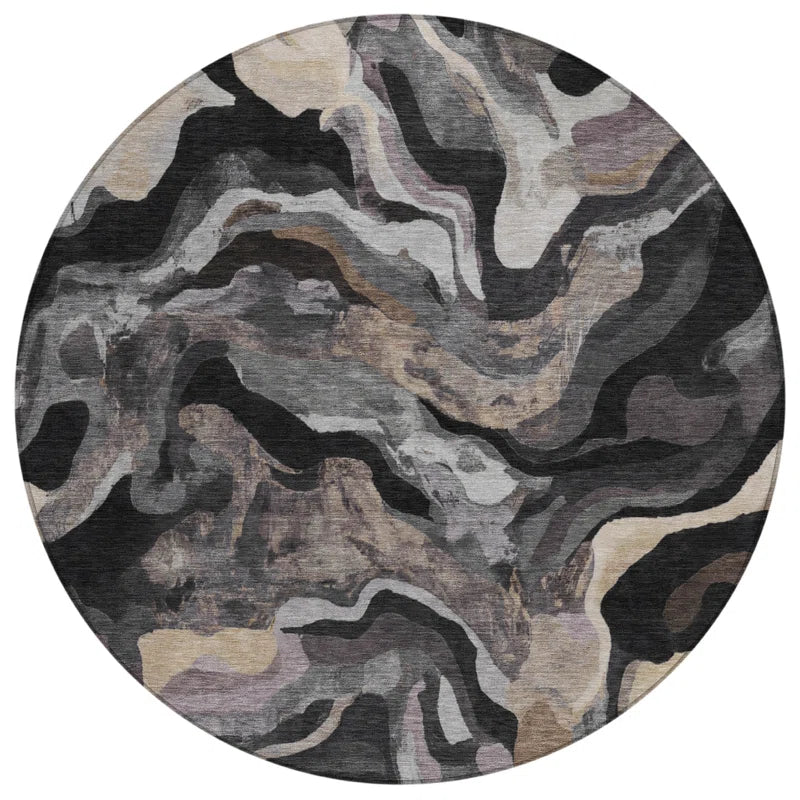 Machine Washable Indoor/Outdoor Colman ACN2162 Modern Rug