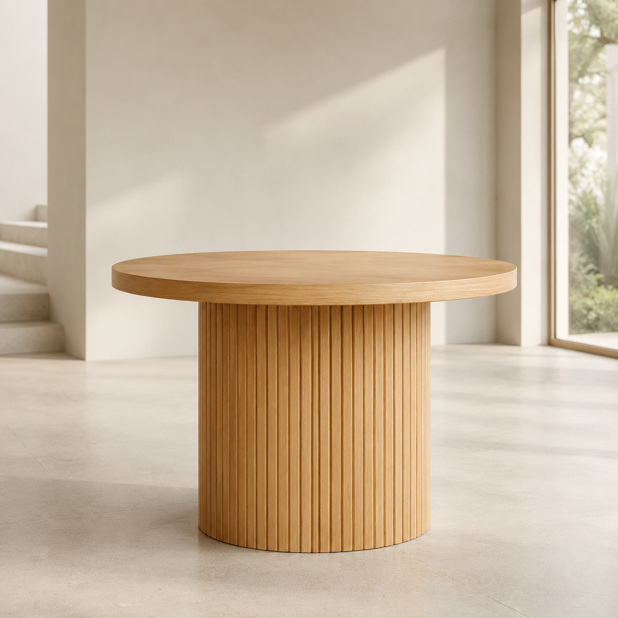 Tambour Accent Table
