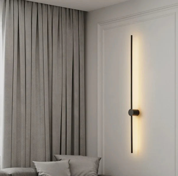 Nordic LED Aluminum Wall Lamp Bedside Light Home Decor for Bedroom and Corridor