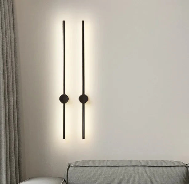 Nordic LED Aluminum Wall Lamp Bedside Light Home Decor for Bedroom and Corridor