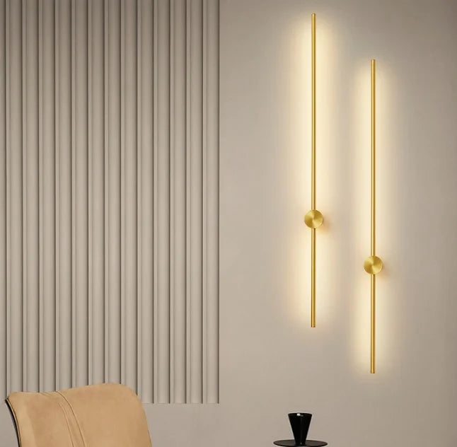 Nordic LED Aluminum Wall Lamp Bedside Light Home Decor for Bedroom and Corridor