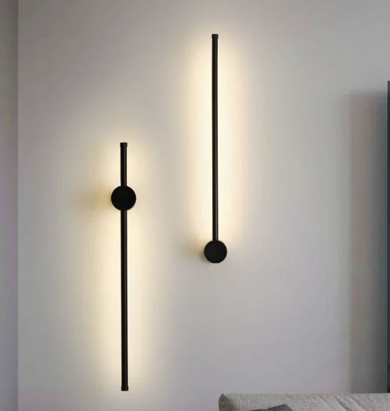 Nordic LED Aluminum Wall Lamp Bedside Light Home Decor for Bedroom and Corridor