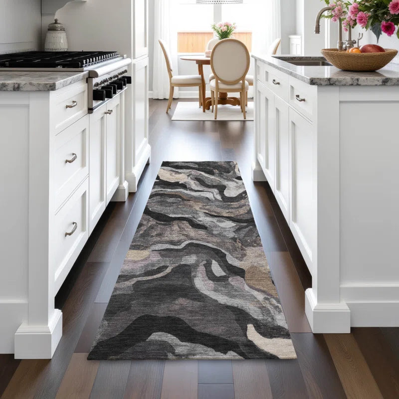 Machine Washable Indoor/Outdoor Colman ACN2162 Modern Rug