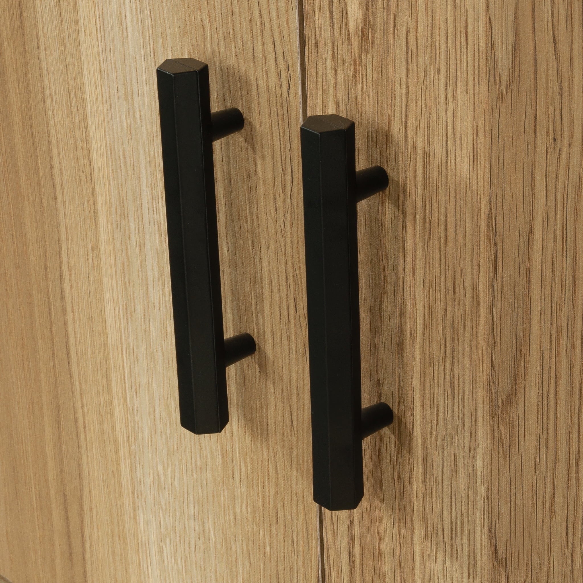 Erie Collection, by  Television Stand for TV' up to 60", Timber Oak Finish